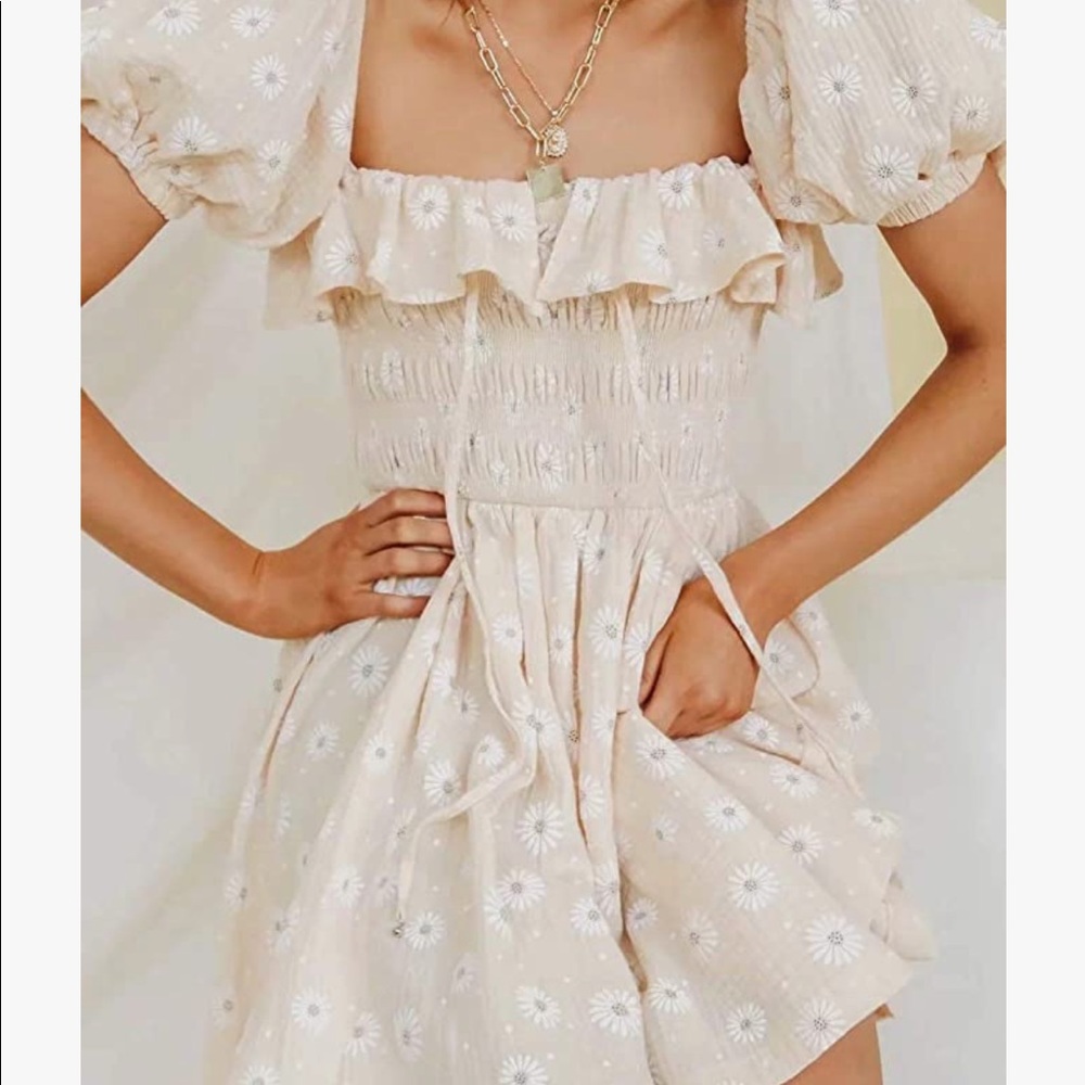 Floral cottagecore dress